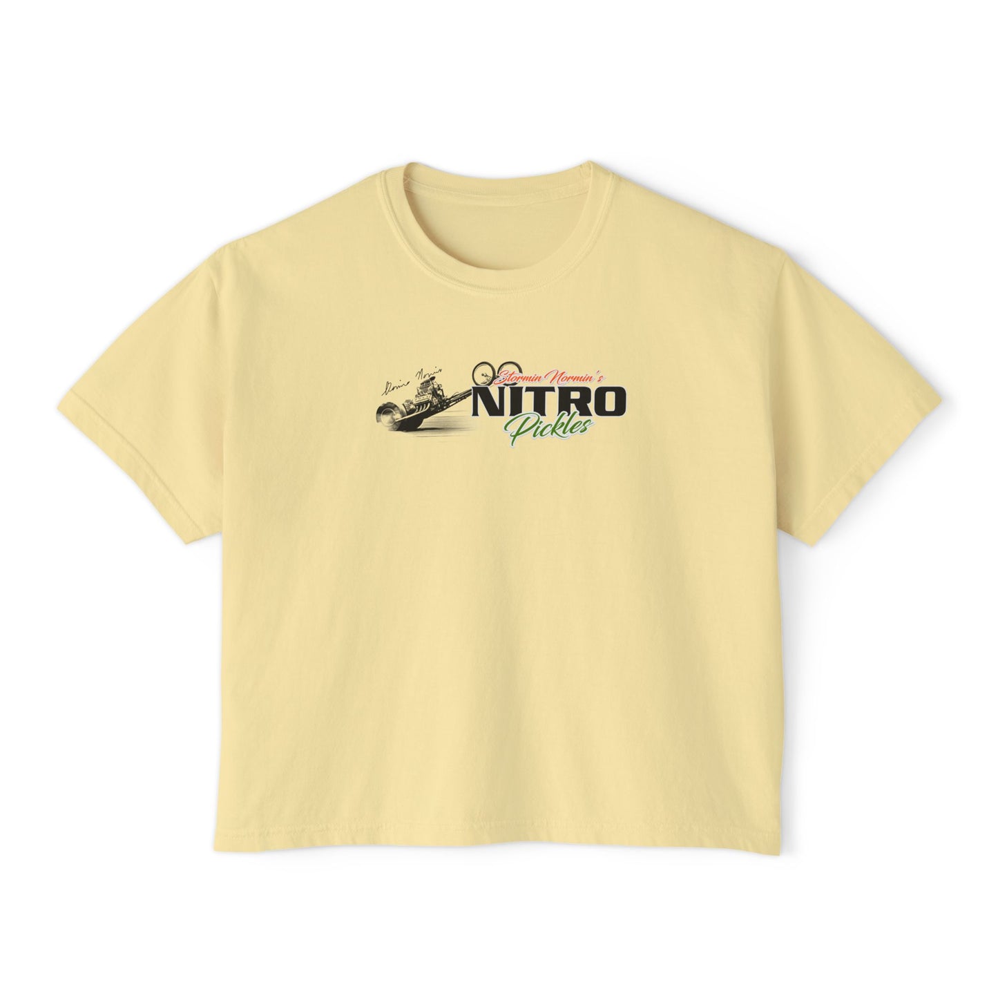 Stormin Normin's Minimal Boxy Crop Tee