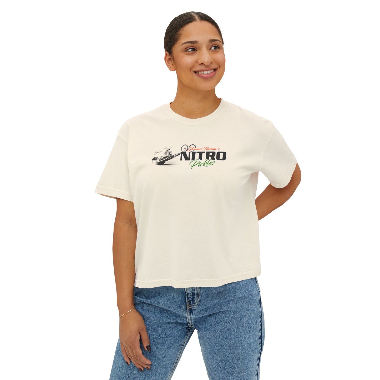 Stormin Normin's Minimal Boxy Crop Tee