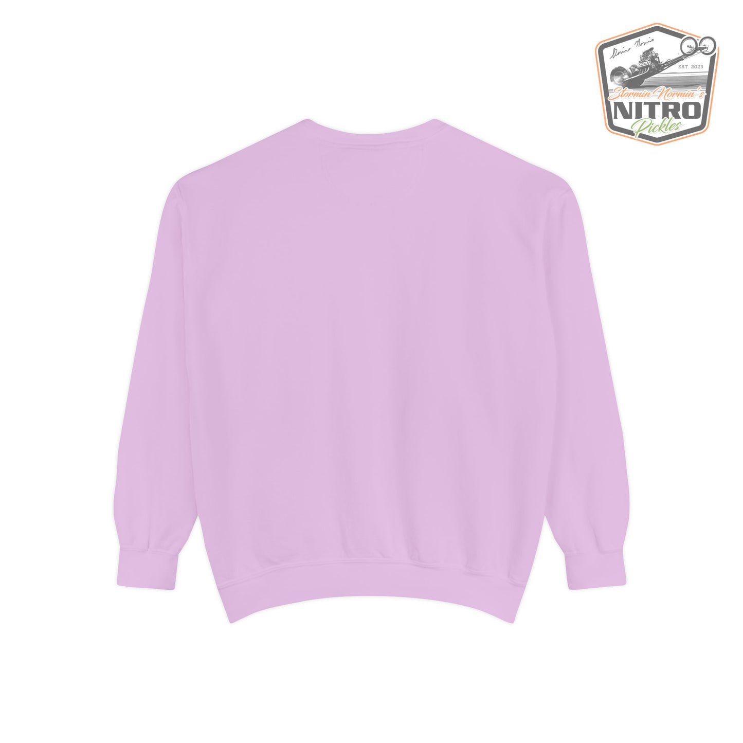 'Hot Girls Eat Pickles' Crewneck Sweatshirt - Pink