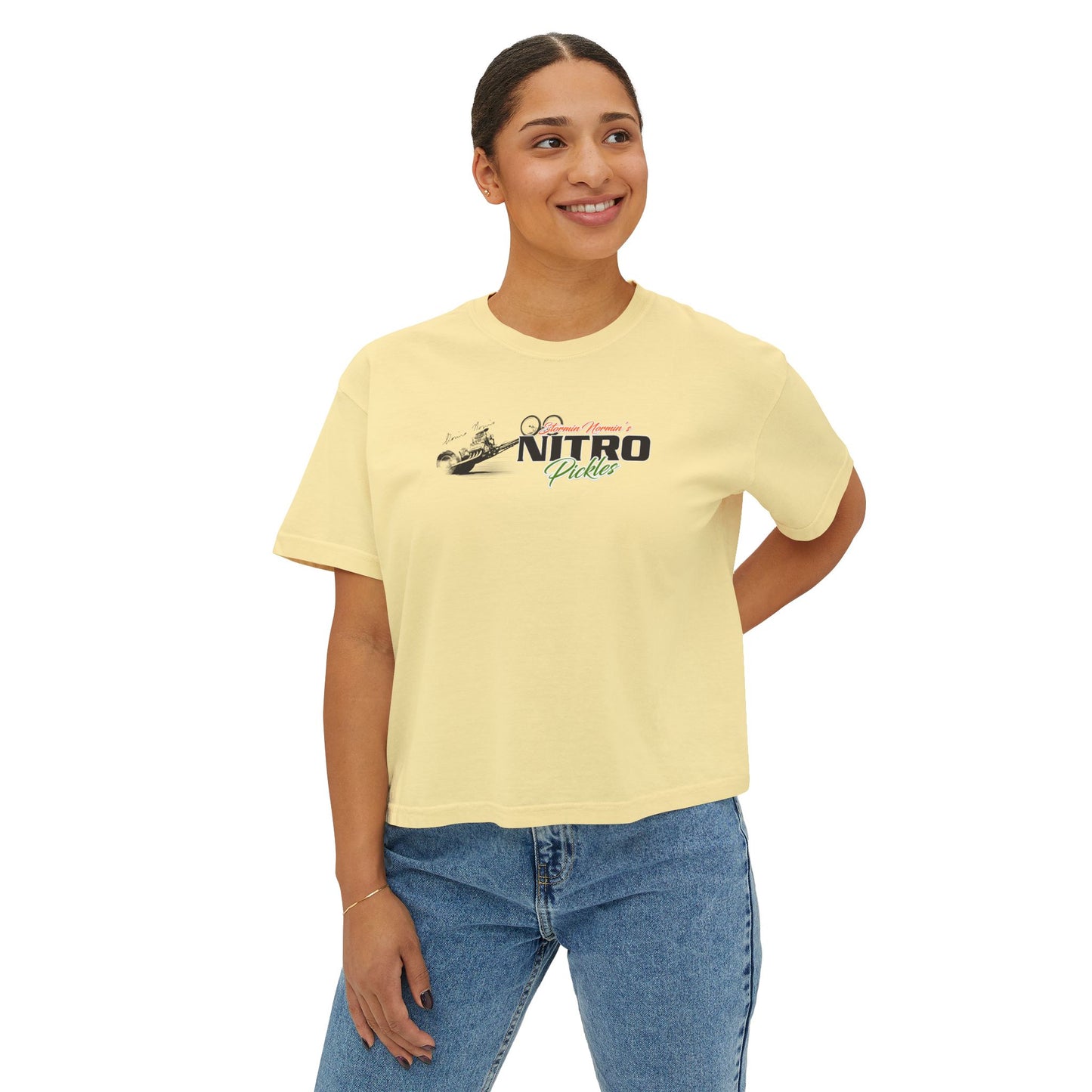 Stormin Normin's Minimal Boxy Crop Tee