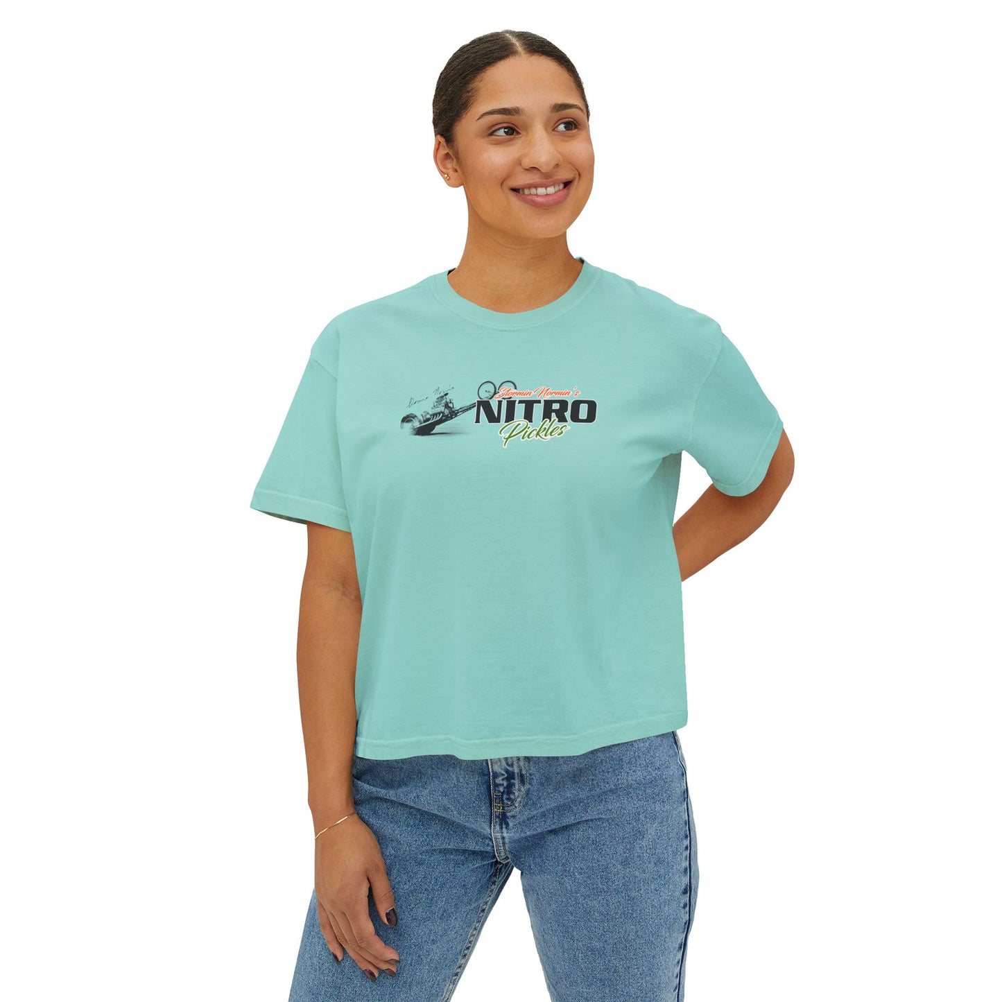 Stormin Normin's Minimal Boxy Crop Tee