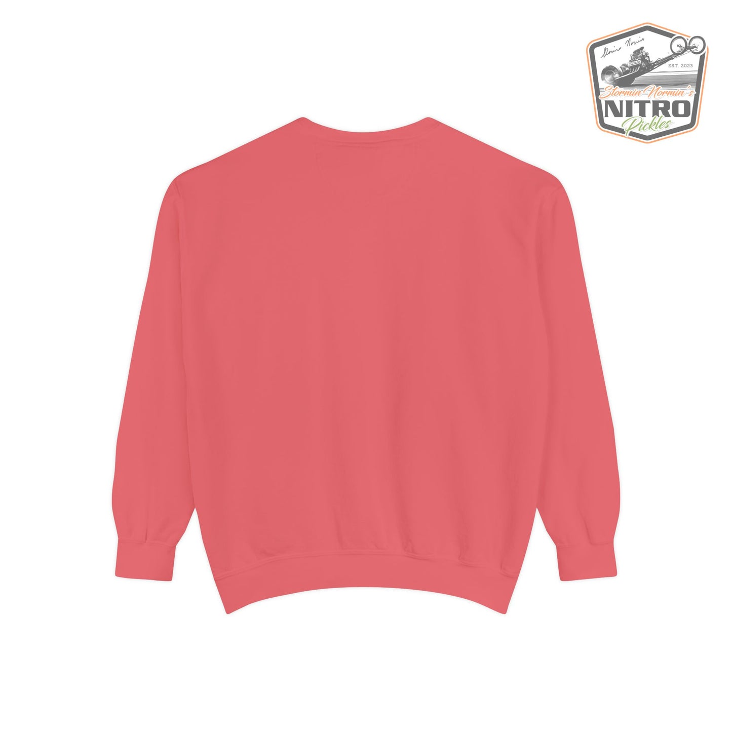 'Hot Girls Eat Pickles' Crewneck Sweatshirt - Pink