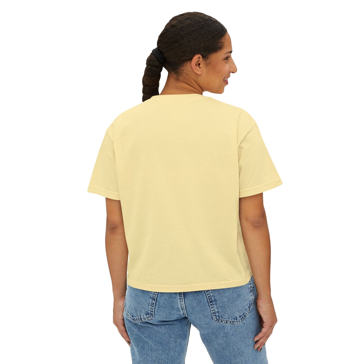 'Hot Girls Eat Pickles' Boxy Crop Tee - Pink