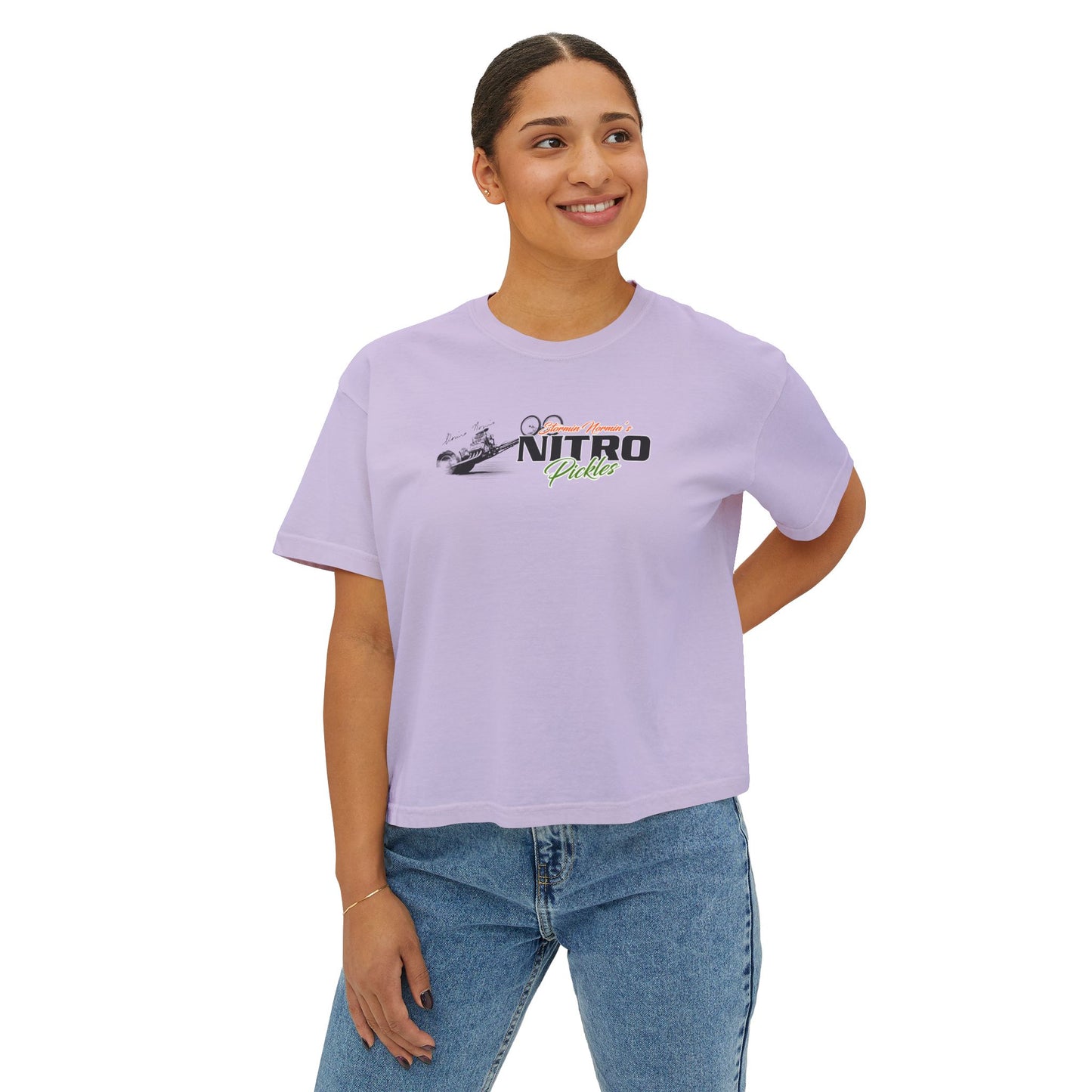 Stormin Normin's Minimal Boxy Crop Tee