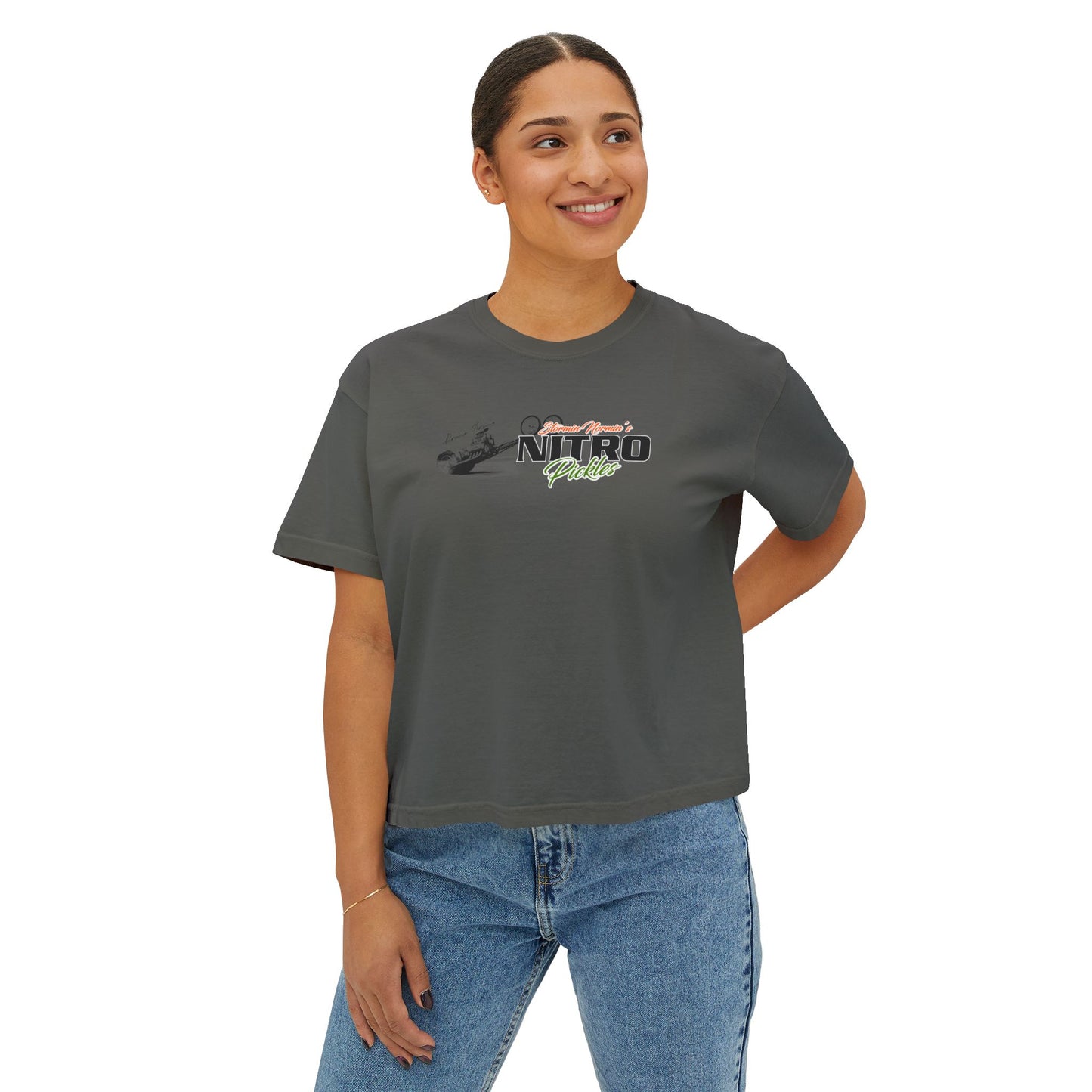 Stormin Normin's Minimal Boxy Crop Tee
